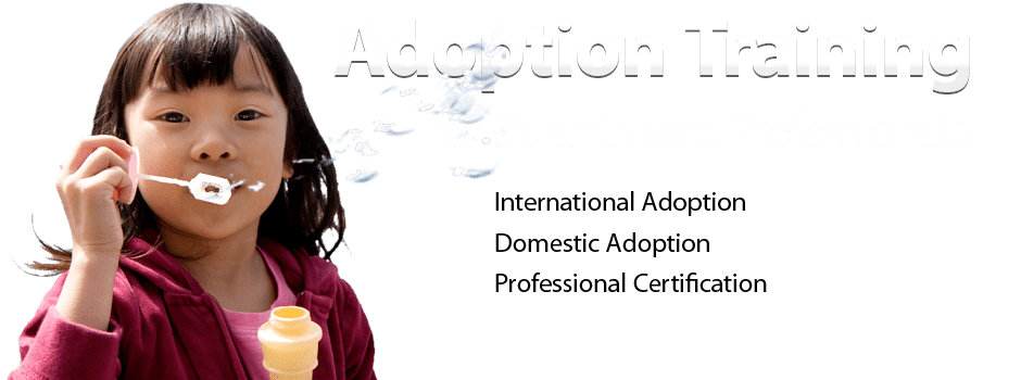 Girl blowing bubbles. Adoption Training for Parents and Professionals. International Adoption. Domestic Adoption. Professional Certification.